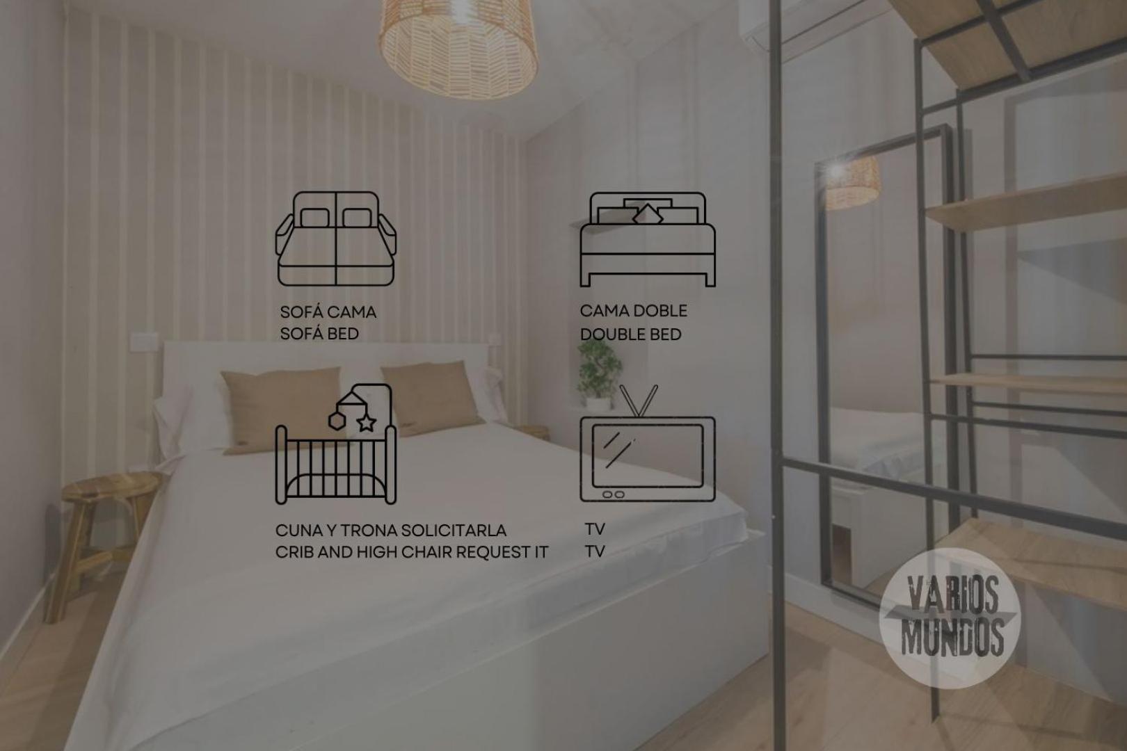 New&Cool Apt En El Centro De Madrid Para 9Pax E2 Extérieur photo